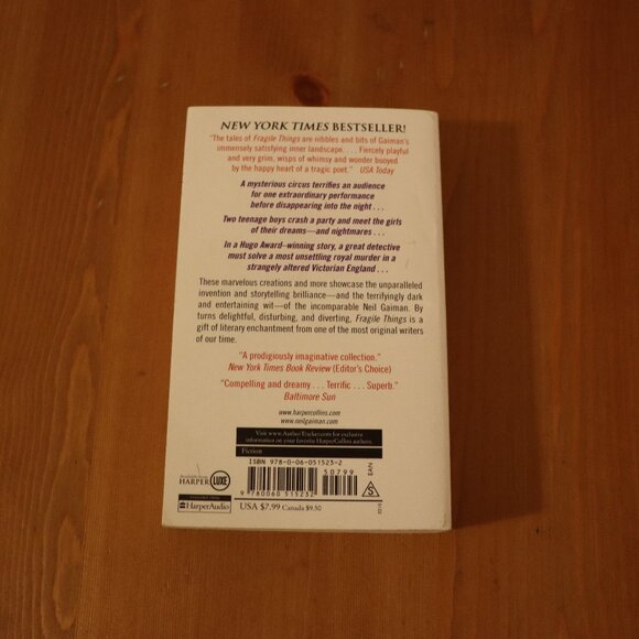 Fragile Things Short story by Neil Gaiman (Paperback, lightly used, good ) - Picture 4 of 5